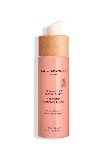 Crème éclat aux 5 fleurs - Cinq Mondes - Spa luxe Sr Mazarine Aix Crème éclat aux 5 fleurs - Cinq Mondes - Spa luxe Sr Mazarine Aix