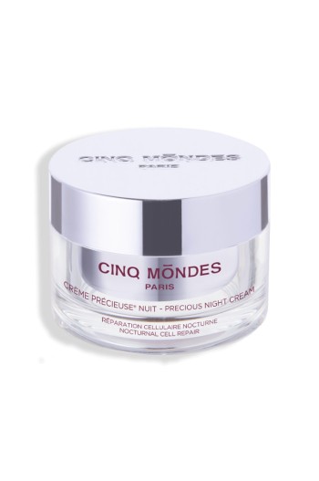 Crème précieuse nuit - Cinq Mondes - Spa Luxe Mazarine Aix en Provence Crème précieuse nuit - Cinq Mondes - Spa Luxe Mazarine Aix en Provence