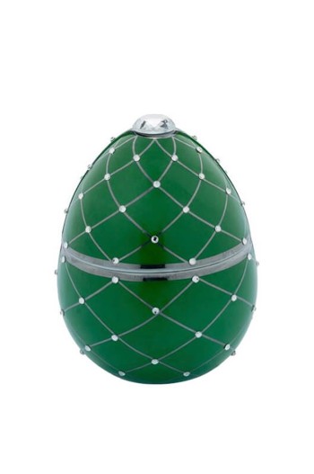 Œuf Vert au Treillis Argenté Œuf Vert au Treillis Argenté