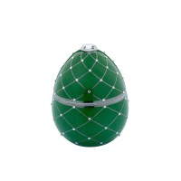 Œuf Vert au Treillis Argenté