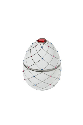 Premium White Egg with Silver Lattice Premium White Egg with Silver Lattice