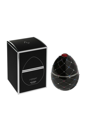 Premium Black Egg with Silver Lattice Premium Black Egg with Silver Lattice